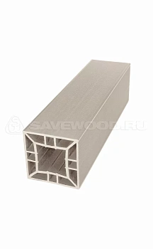 Столб большой из ДПК Savewood 120*120 (R) Бежевый, 1м