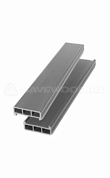 Перила из ДПК для ограждений Savewood 86*32 Пепельный (R), 4м