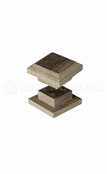 Крышка столба из ДПК Savewood малая Темно-коричневый