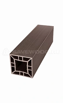 Столб большой из ДПК Savewood 120*120 (R) Терракот, 1м