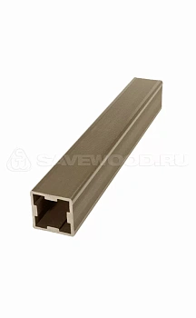 Столб промежуточный из ДПК Savewood 70*70 (R) Тик, 1м