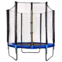 Батут Atlas Sport 140 см (4.5ft) на эластичных ремнях Blue