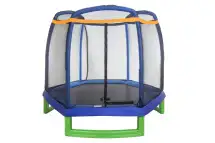 Батут пружинный шестиугольный с защитной сеткой ATLAS SPORT 7ft Basic