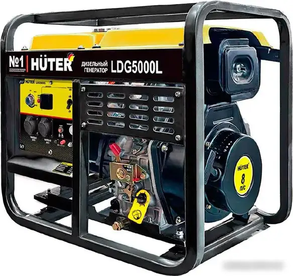 Дизельный генератор Huter LDG 5000L