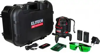 Лазерный нивелир ELITECH HD Professional HD LN 5D Green 204734